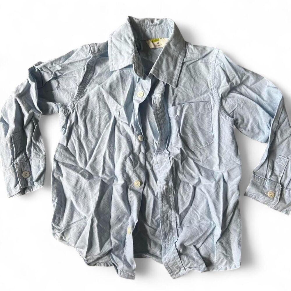 3T Crazy 8 Light blue button-up shirt